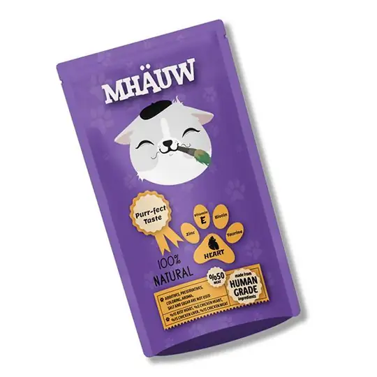 Mhauw Yürekli Kedi Ödülü 80gr 2 Mhauw Yürekli Kedi Ödülü 80gr 2